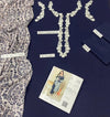 Blue Embroidered Lawn 3-Piece Ensemble