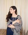 Blue Embroidered Lawn 3-Piece Ensemble
