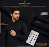 Men Black Unstitched suit
