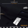 Men Black Unstitched suit