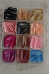 144 Pcs Multicolor Fake Nails Set – Professional Manicure Artificial Nails