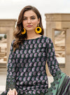 Elegant Green Embroidered Lawn 3 Piece Suit with Cutwork Dupatta for Women