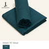 Men’s Blue Wash And Wear Plain Suit – Summer Collection with Brand Tag & Bag