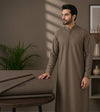 Men’s Premium Brown Wash & Wear Suit – Plain Unstitched All Season Fabric